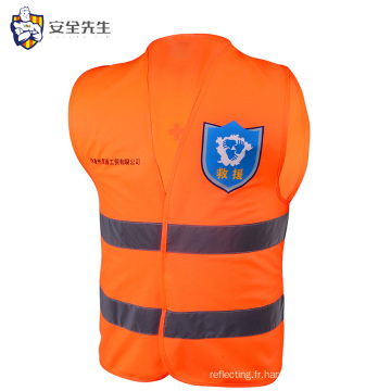 Gilets réfléchissants de sécurité orange à vendre